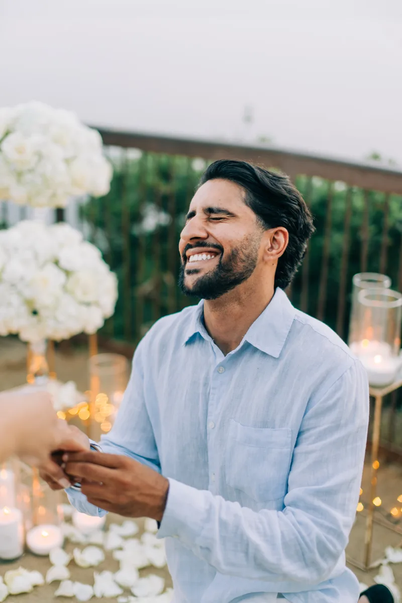 Marriage proposal in Barcelona – emotional moment