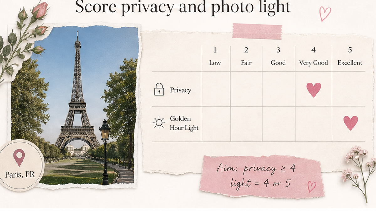 Privacy and light scorecard: Score privacy and photo light