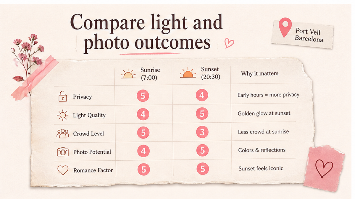 Privacy and light scorecard: Compare light and photo outcomes