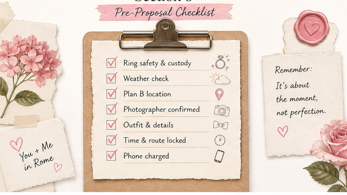 Proposal checklist board: Section 3