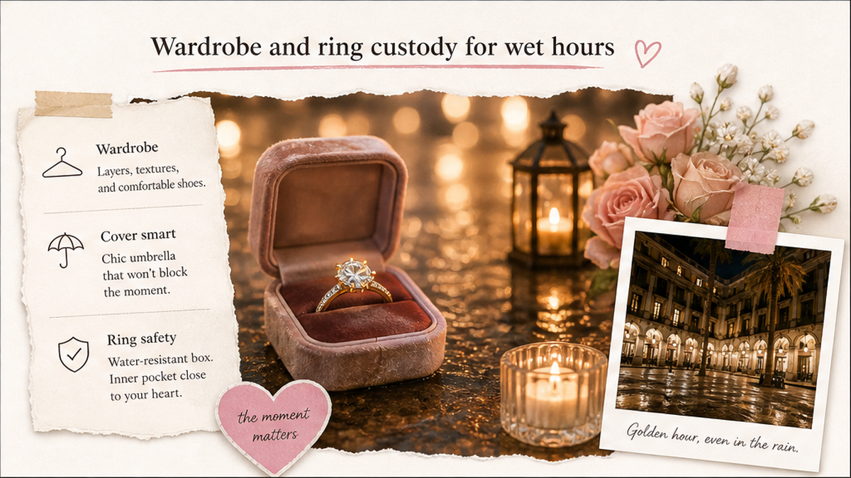 Ring moment detail card: Wardrobe and ring custody for wet hours