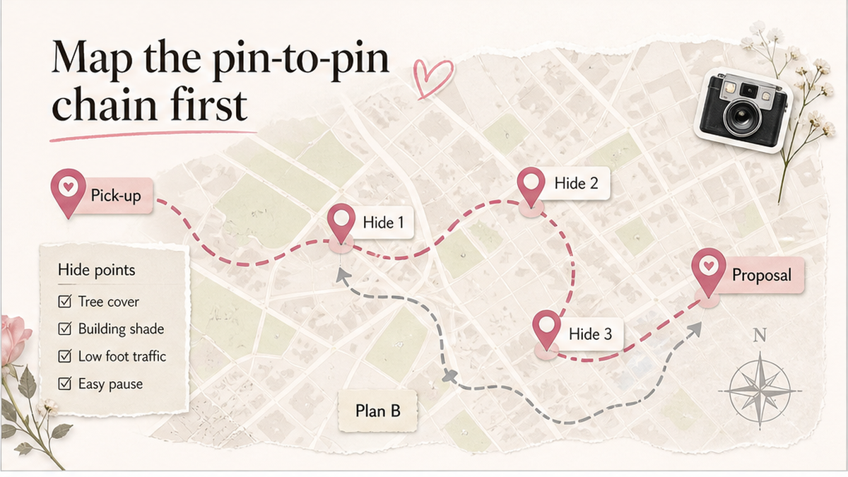 Map pin hide-point board: Map the pin-to-pin chain first