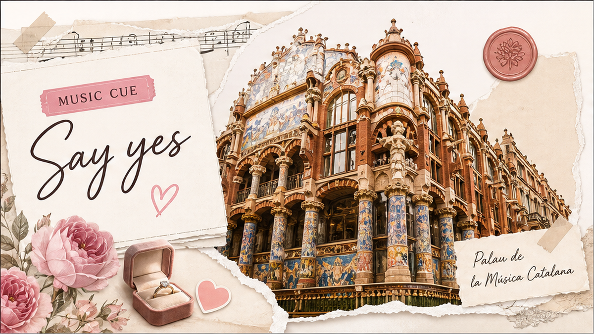 Cover: music cue postcard