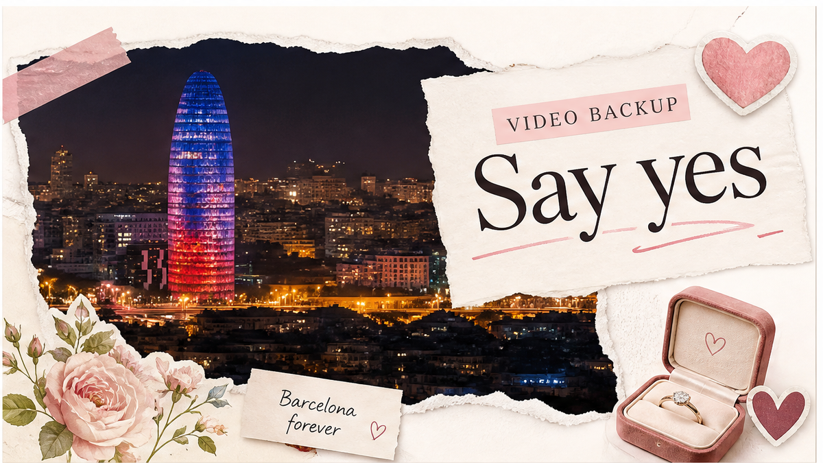 Cover: video backup postcard
