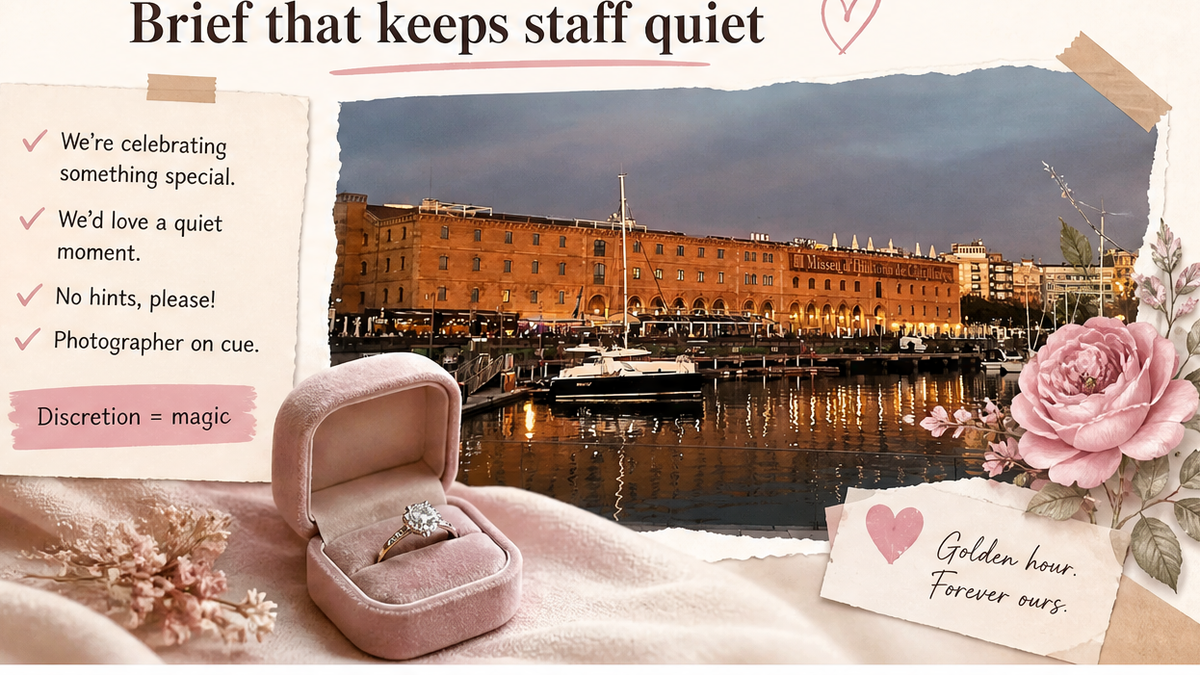 Ring moment detail card: Brief that keeps staff quiet