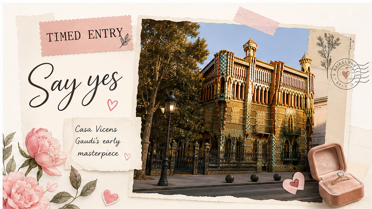 Cover: timed entry postcard
