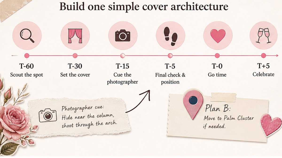 Proposal day timeline: Build one simple cover architecture