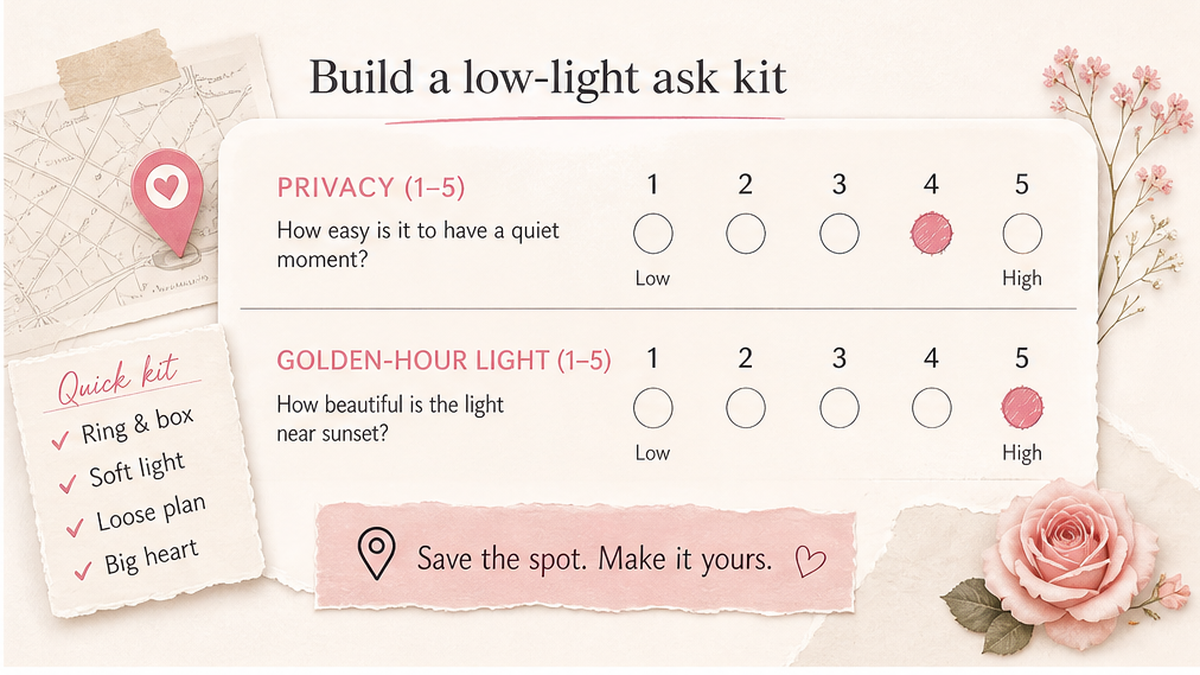 Privacy and light scorecard: Build a low-light ask kit